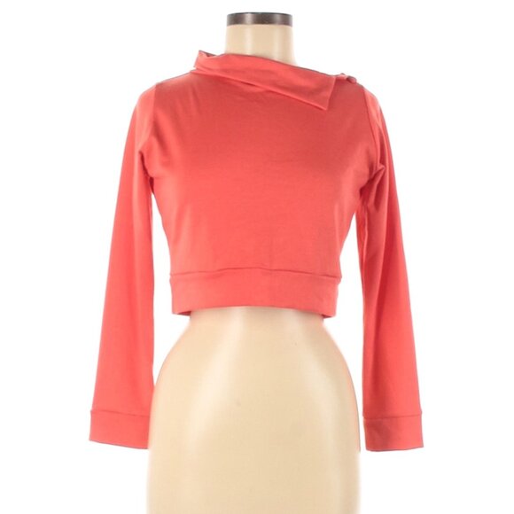 Pinup Couture Tops - 1960s pinup couture heart of haute peach crop top size medium